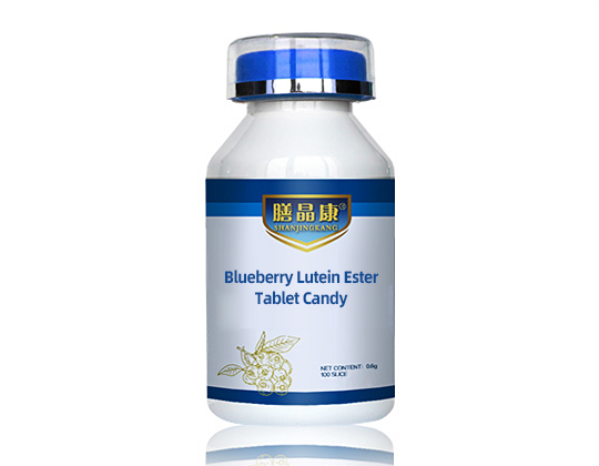 Blueberry lutein ester tablet candy